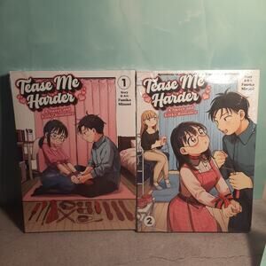 📚 Tease Me Harder Vol. 1-2 Official English Manga Bundle Sealed